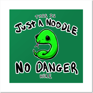 No Danger Noodle Snake Posters and Art